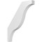 Ekena Millwork 4-in. W x 28-in. D x 36-in. H Funston Architectural Grade PVC Knee Brace BRCP04X28X36FST - alternate 1